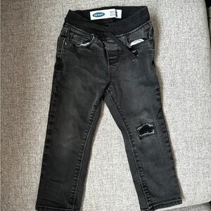 Old Navy Black karate skinny Kids Jeans 2T